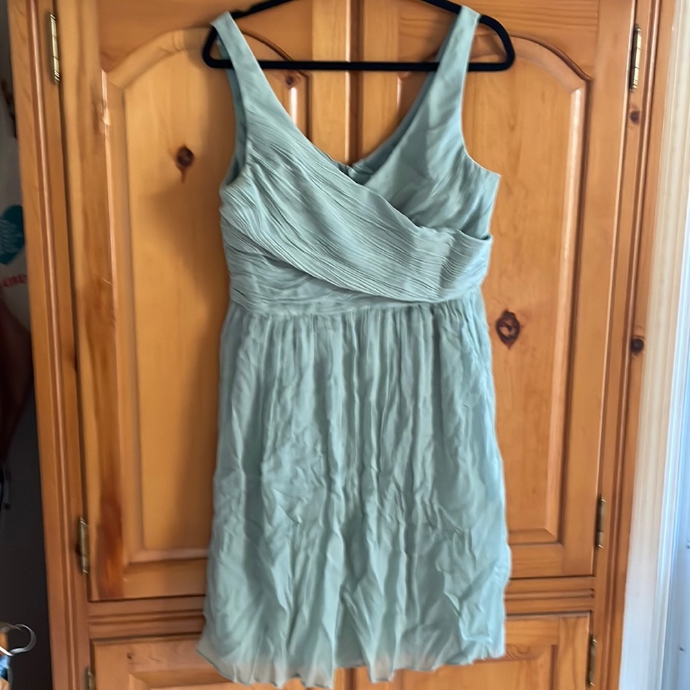 J. Crew bridesmaid dress.